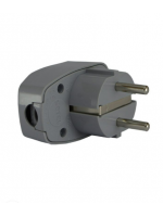 Dimmerli Topraklı Erkek Fiş Gri