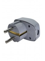 Anahtarlı Topraklı Erkek Fiş Gri