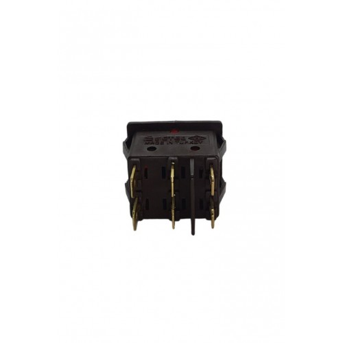 İkili Işıklı 6 Ayaklı Anahtar Kahverengi/Kırmızı (O-I)