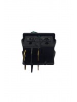 Geniş Işıklı Anahtar Siyah/Yeşil (Kar)