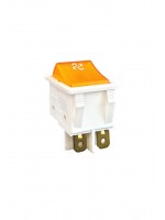 Geniş Işıklı Anahtar Beyaz/Turuncu (Fan)