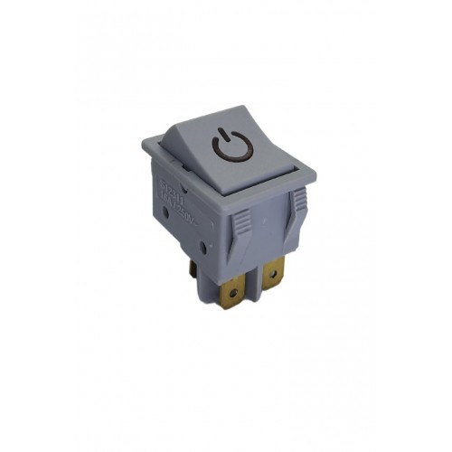 Geniş Işıklı Anahtar Gri/Gri (Sembollü)