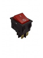 Geniş Işıklı Anahtar Kahverengi/Kırmızı (O-I)