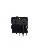 Geniş Işıklı Anahtar Siyah/Sarı (O-I)