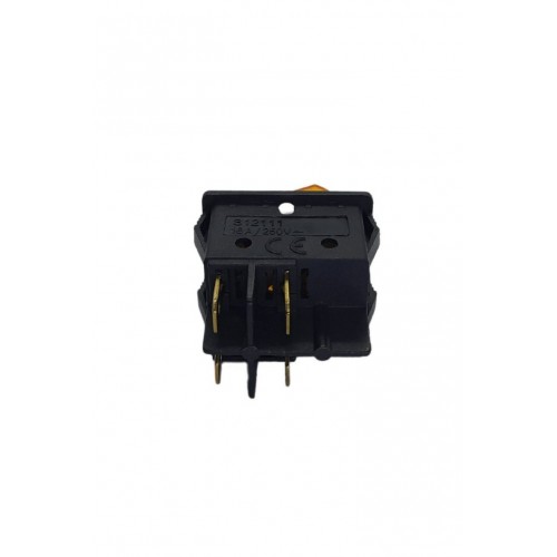 Geniş Işıklı Anahtar Siyah/Sarı (O-I)