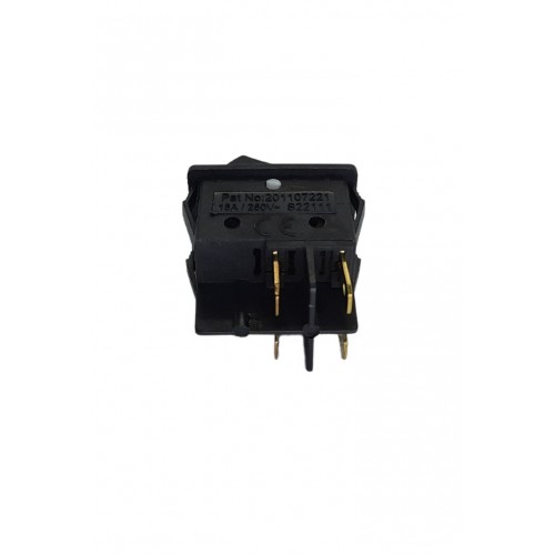 Geniş Işıksız Anahtar Siyah/Siyah (İşaretsiz)