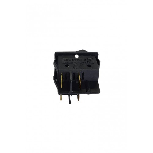 Geniş Işıksız Anahtar Siyah/Siyah (İşaretsiz)