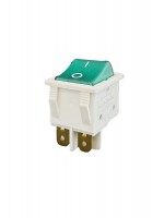 Geniş Işıklı Anahtar Beyaz/Yeşil (O-I)