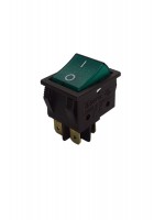 Geniş Işıklı Anahtar Kahverengi/Yeşil (O-I)