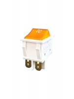 Geniş Işıklı Anahtar Beyaz/Turuncu (Fan)